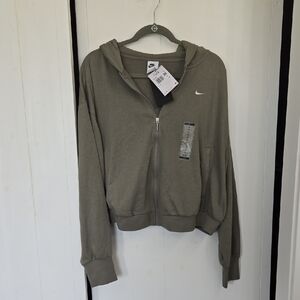 Nike Zip Up Hoodie Crop Womens 1X
